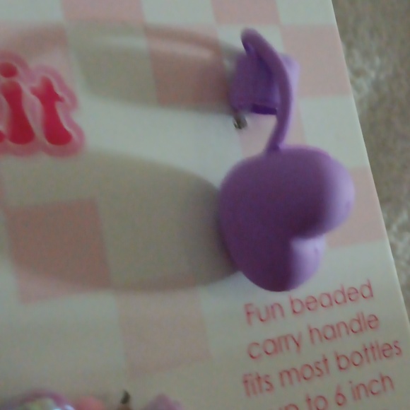 Tumbler Accessory Kit with Choice Of Pink Or Purple Charms NWT - Picture 8 of 10